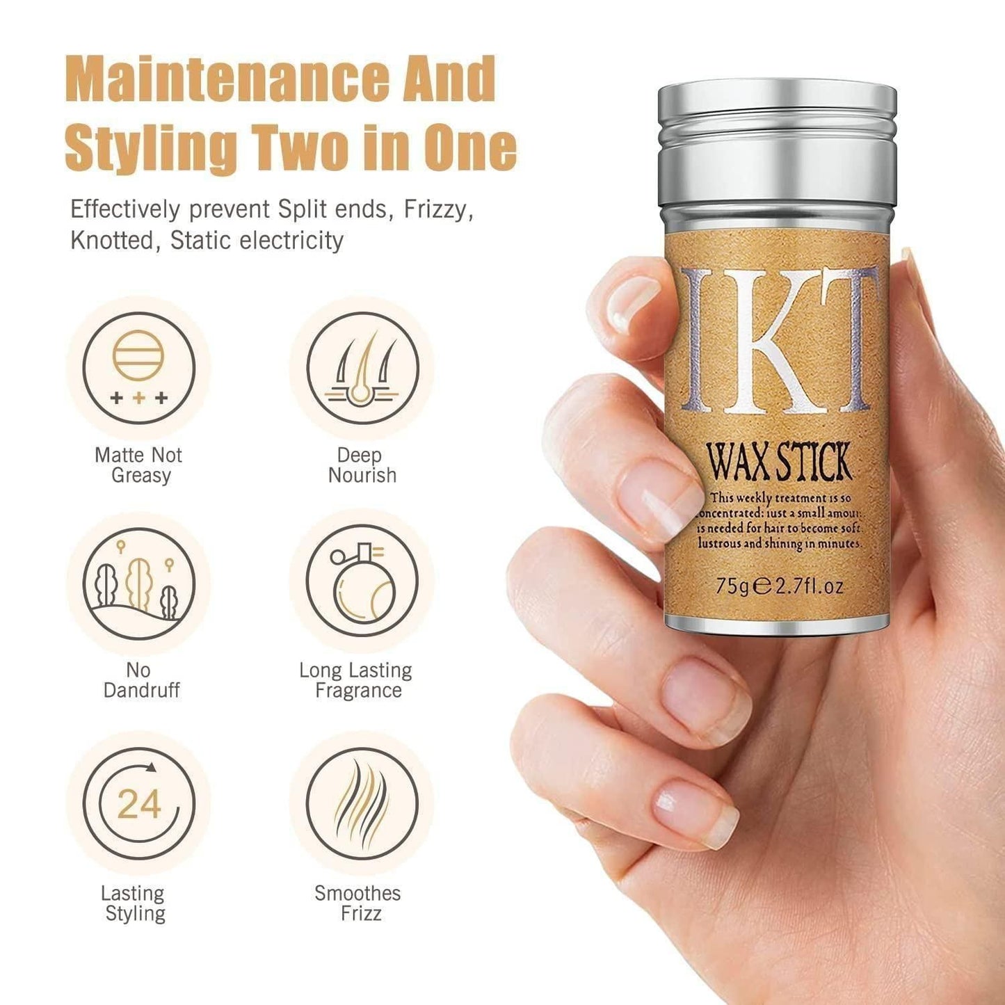 Hair Wax Stick for Hair Styling
